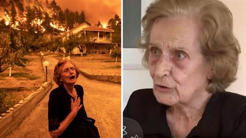 Συγκλονίζει η γιαγιά-σύμβολο της απόγνωσης: Έχασα τον άντρα μου, φώναζα βοήθεια