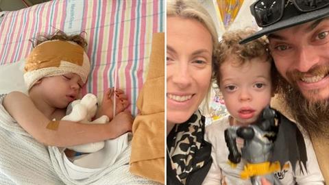 3χρονος επέστρεψε σπίτι του νικητής μετά από 3 εγχειρήσεις στον εγκέφαλο