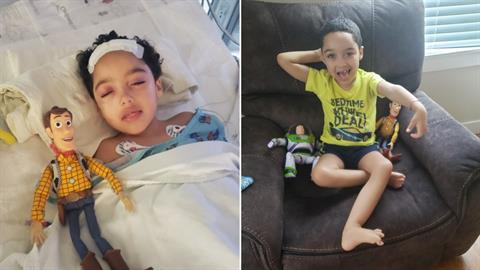 6χρονος νίκησε πάθηση που τον είχε καθηλώσει και έπαιξε επιτέλους σαν παιδί!