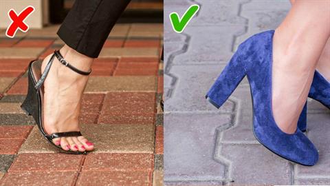 Ποια παπούτσια κάνουν τα πόδια να φαίνονται πιο λεπτά και ποια να αποφεύγεις