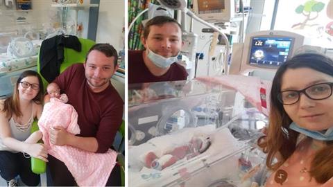 Πρόωρο μωράκι που γεννήθηκε λιγότερο από μισό κιλό κέρδισε τη μάχη για τη ζωή