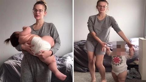 Κοριτσάκι 14 μηνών είναι τόσο μεγαλόσωμο που φοράει ρούχα για 3χρονα!