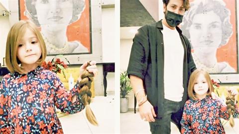 4χρονη χάρισε τα μαλλιά της σε παιδιά με καρκίνο κι έστειλε ένα δυνατό μήνυμα