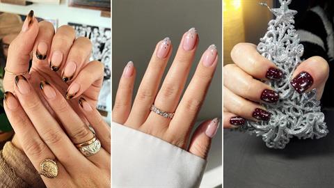 Φανταστικά σχέδια μανικιούρ για το χριστουγεννιάτικο και πρωτοχρονιάτικο ρεβεγιόν