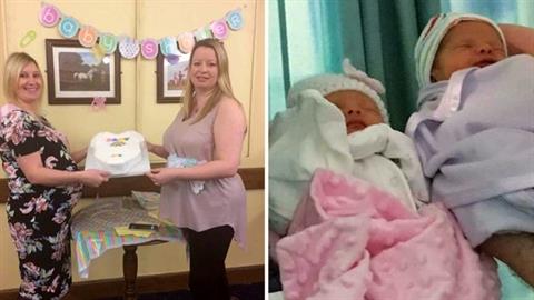 Κολλητές έμειναν έγκυες σχεδόν ταυτόχρονα και γέννησαν με 1 ώρα διαφορά!