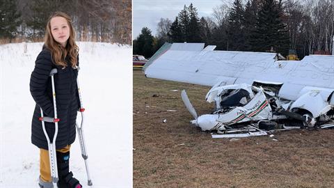 «Με έσωσε η αγκαλιά του μπαμπά»: 11χρονη που επέζησε από αεροπορικό δυστύχημα θυμάται