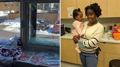 Μαμά έσωσε το μωρό της από βέβαιο θάνατο όταν το διαμέρισμά τους έπιασε φωτιά!