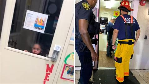 Μαμά άργησε να παραλάβει την κόρη της από τον παιδικό και την βρήκε κλειδωμένη!