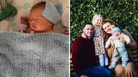 Το μωρό μας ήταν μόνο 8 ημερών όταν έκανε την επέμβαση που του έσωσε τη ζωή