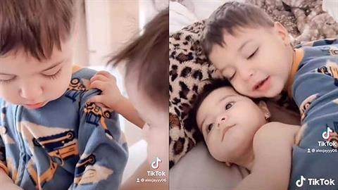 Αγοράκι με αυτισμό που φοβάται τα χάδια, κάνει μια εξαίρεση για την αδερφούλα του! 