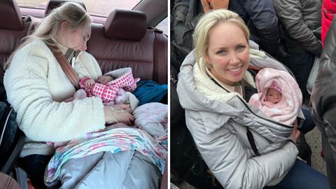 Ουκρανία: γονείς περπάτησαν 13 χλμ. με το βρέφος τους αγκαλιά για να σωθούν