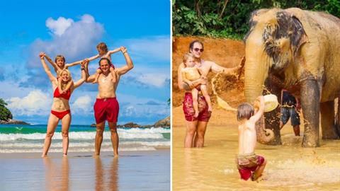 Γονείς γυρίζουν τον κόσμο με τα 2 παιδιά τους - έχουν ήδη επισκεφθεί 18 χώρες