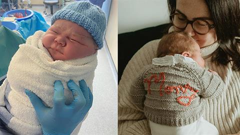 Μαμά γέννησε αγοράκι 5 κιλών: «ήταν τόσο μεγάλος που έμοιαζε με μωρό 3 μηνών»