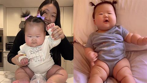 «Η κόρη μου είναι τόσο τσουπωτή που ζύγιζε 10 κιλά στους 4 μήνες!»