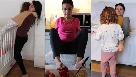 Μαμά χωρίς χέρια φροντίζει το μωρό της με τα πόδια: «όλα γίνονται αν το θέλεις!»