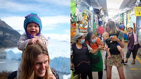 Ζευγάρι γυρνάει τον κόσμο με την 7 μηνών κορούλα του: «είναι απίστευτη εμπειρία!»