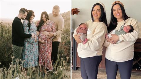 Δίδυμες αδερφές έμειναν έγκυες ταυτόχρονα και γέννησαν την ίδια μέρα αγοράκια!