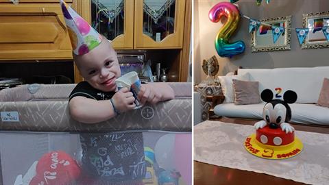 O Χρήστος Εφραίμ νίκησε τον καρκίνο και γιόρτασε τα 2α γενέθλιά του... σπίτι!