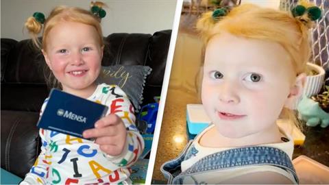 2χρονη ιδιοφυΐα έχει από τα υψηλότερα IQ παγκοσμίως και είναι μια γλύκα!