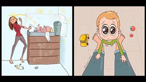 Το υπέροχο χάος της μητρότητας: 12 σκίτσα βγαλμένα από τη ζωή μας