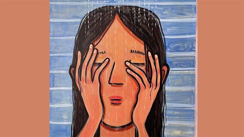 Όταν μια μαμά κλαίει κρυφά για να μην τη δουν τα παιδιά της...