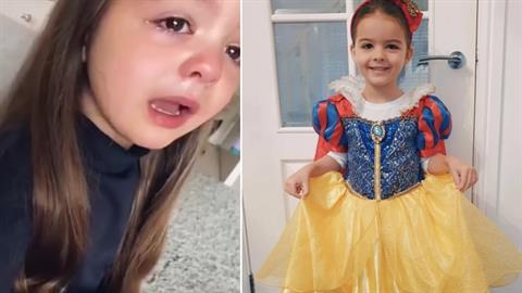 5χρονη κλαίει με μαύρο δάκρυ γιατί δεν θέλει να μεγαλώσει και να... πλένει πιάτα!