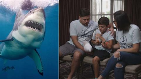 11χρονος πιάστηκε στα δόντια… καρχαρία και έχασε το πόδι του!