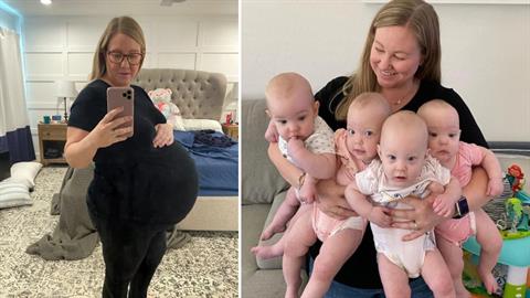 Πήγαιναν για το δεύτερο παιδί αλλά ο πελαργός τους έφερε... 4δυμα! 