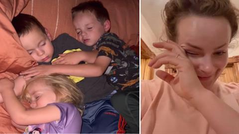 «Όταν βλέπω τα μωρά μου να κοιμούνται αγκαλιά στο κρεβάτι μου, μου περνάνε όλα»