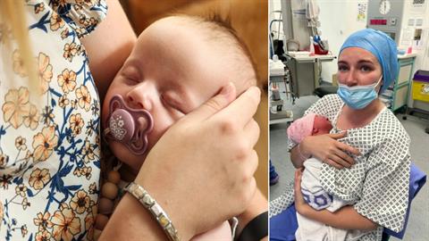 Αν και γεννήθηκε χωρίς μήτρα, πραγματοποίησε το όνειρό της και έγινε μανούλα!