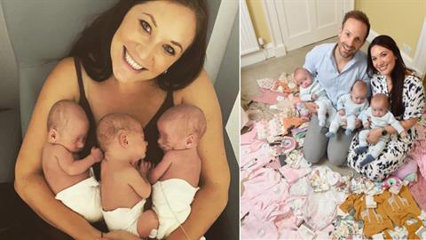 Περίμενε 3δυμα κοριτσάκια και τελικά γέννησε 3 ολόιδια... αγοράκια!