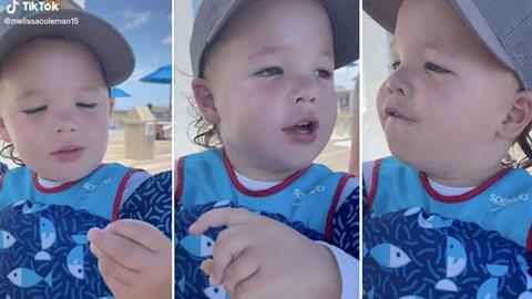 Αξιολάτρευτος μπόμπιρας αντί για φανταστικούς φίλους έχει φανταστικά... εγγόνια!