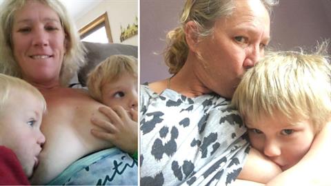 «Θηλάζω ακόμα τους 5 και 7 ετών γιους μου - θα σταματήσουν όταν θα είναι έτοιμοι»