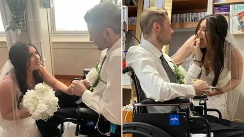 Παντρεύτηκε την καλή του ενώ νοσηλευόταν: «πήρα δύναμη για να παλέψω τον καρκίνο»