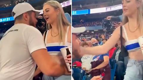 Πρόταση γάμου για… κλάματα: της έδωσε δαχτυλίδι γλειφιτζούρι και τον χαστούκισε!