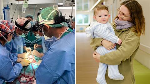 Πρωτοποριακή επέμβαση έσωσε τη ζωή ενός μωρού 17 μηνών!