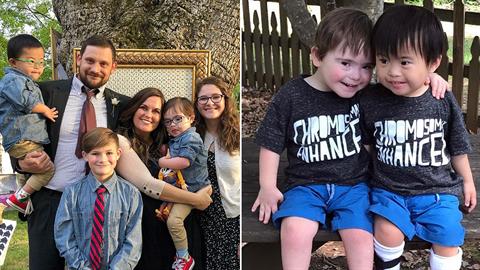 Μαμά 3 παιδιών υιοθέτησε μωράκι με σύνδρομο Down