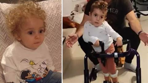 Ο Παναγιώτης Ραφαήλ έκανε τα πρώτα του βήματα, 3 χρόνια μετά τη σωτήρια θεραπεία!