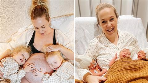 Μαμά με δίδυμα κοριτσάκια ξαναέμεινε έγκυος και γέννησε... τρίδυμα αγοράκια!