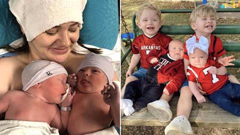Γέννησε 2 φορές διδυμάκια μέσα σε 2 χρόνια: «είναι πραγματική ευλογία!»