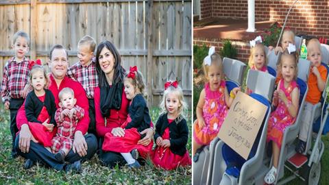 Απέκτησαν 6 παιδιά σε δύο χρόνια: «η μεγάλη οικογένεια ήταν πάντα το όνειρό μας»