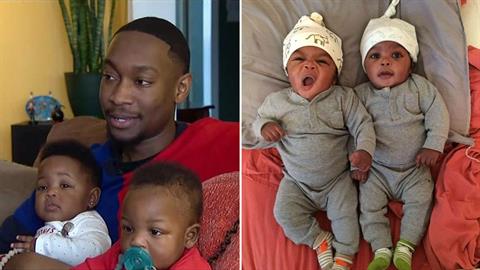 Ζευγάρι απέκτησε 2 φορές δίδυμα μέσα σε έναν χρόνο!