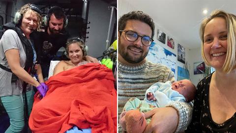 Γέννησε τον «βιαστικό» μπέμπη της στο ελικόπτερο που τη μετέφερε στο νοσοκομείο!