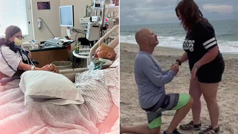 Ξύπνησε από κώμα νομίζοντας ότι έχουμε 1993 και ξαναέκανε πρόταση γάμου στη γυναίκα του!