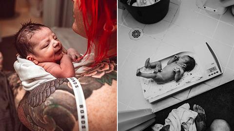 Σούπερ μαμά γέννησε το μωράκι της... όρθια στη ντουζιέρα του σπιτιού της!