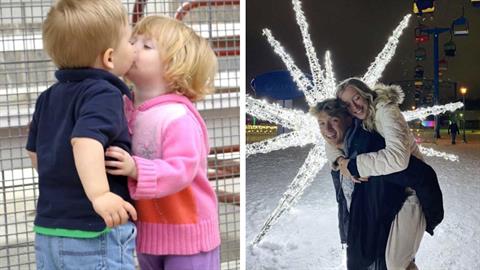 Λίγο πριν παντρευτούν, ανακάλυψαν ότι αντάλλαξαν το πρώτο τους φιλί στα 2!