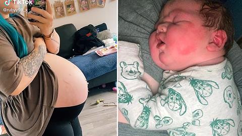 «Ευτυχώς έκανα καισαρική γιατί γέννησα έναν... γίγαντα 5 κιλών!»