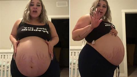 Περιμένει ένα μωράκι, αλλά μοιάζει σαν να είναι έγκυος σε 2δυμα: «έχω κουραστεί πολύ!»