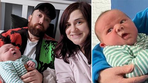 Μαμά γέννησε μπέμπα σχεδόν 6 κιλά με φυσιολογικό τοκετό στο σπίτι της!