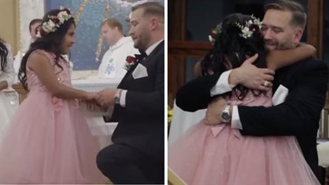 «Σήμερα παντρεύτηκα τη μαμά σου κι έγινα κι επίσημα ο μπαμπάς σου που θα σε προστατεύει για πάντα»